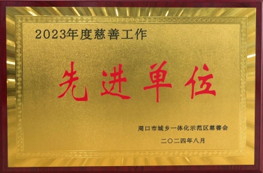 喜報(bào)！周口交通技師學(xué)院榮獲示范區(qū)2023年度慈善工作先進(jìn)單位