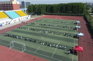 我校全體在校人員進(jìn)行新一輪核酸檢測(cè)